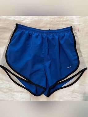 Nike Dri-FIT Tempo Running Shorts Blue/white Size M